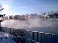 Steam over the Rock River
