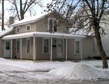 Photo of house and snow